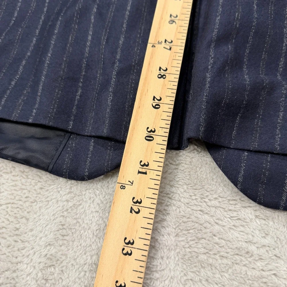 Banana Republic Heritage Collection Mens 46L Pinstripe Suit Navy Wool 38x34 Pant